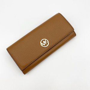 Michael Kors Luggage Brown Fulton Wallet